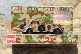 Busch BA41563 Mercedes 170V Staffwagen 1st Panzer Division.